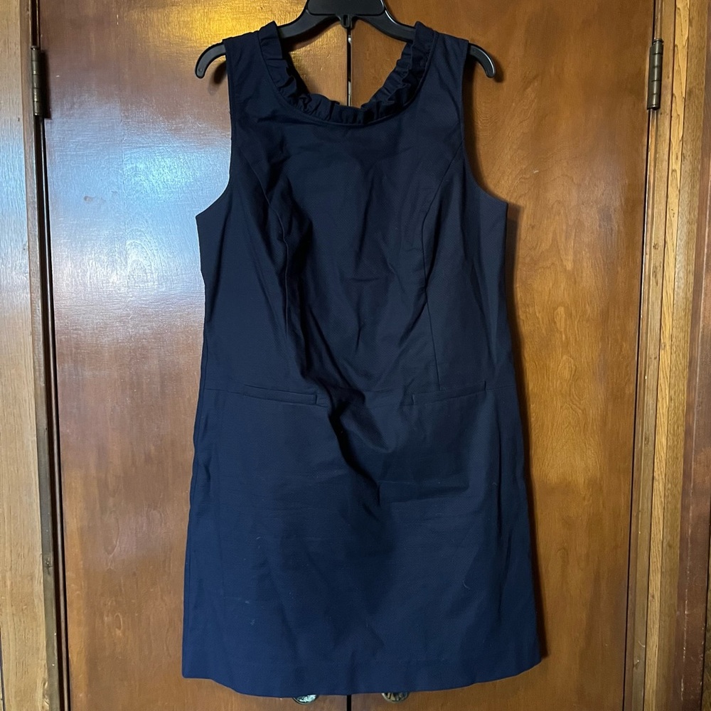 Navy cotton dress